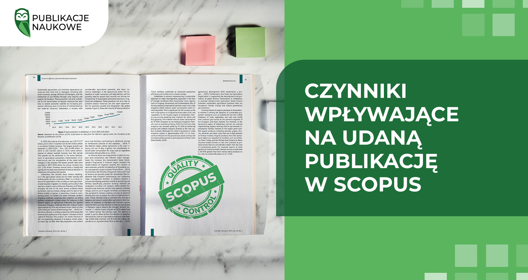 Czynniki wpływające na udaną publikację w Scopus