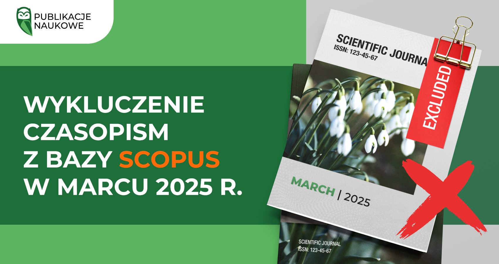 Wykluczenie czasopism z bazy Scopus w marcu 2025 r.