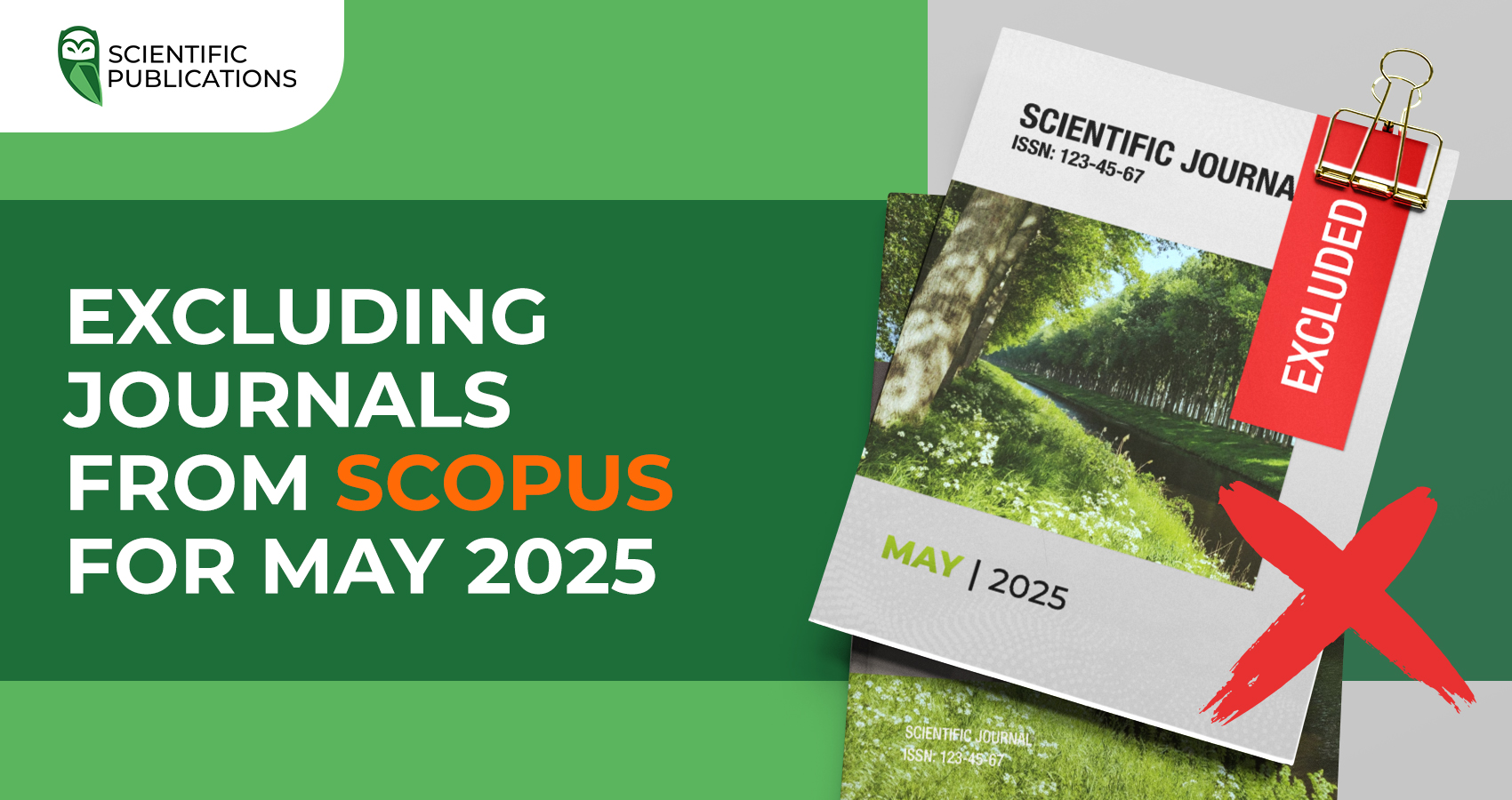 Excluding journals from Scopus for May 2025