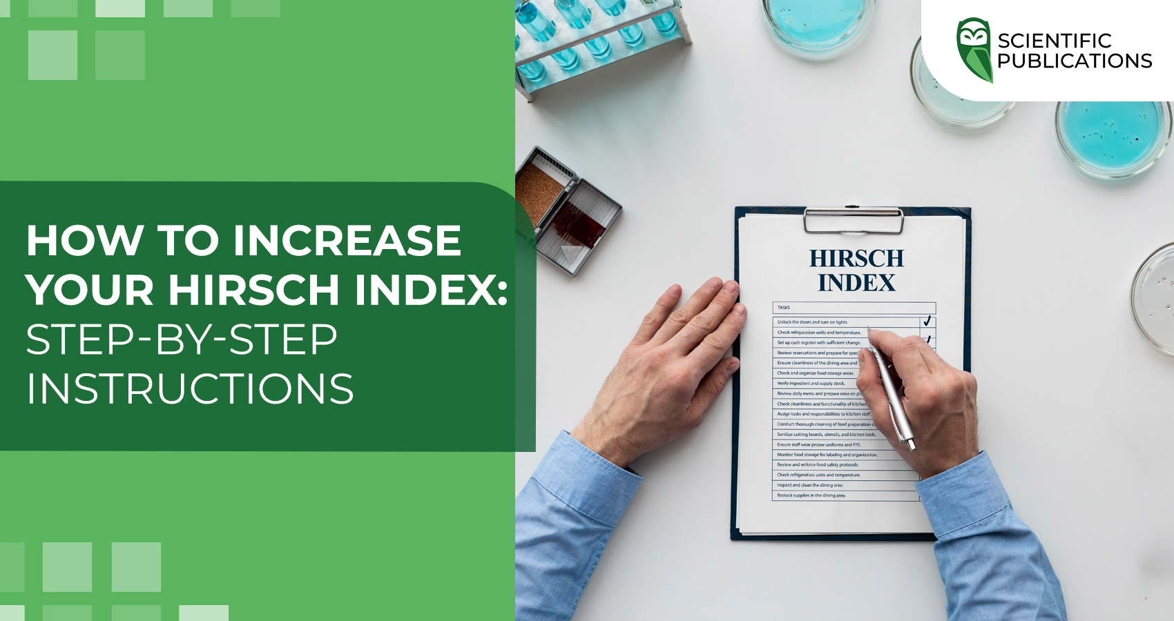 How to increase your Hirsch index: step-by-step instructions