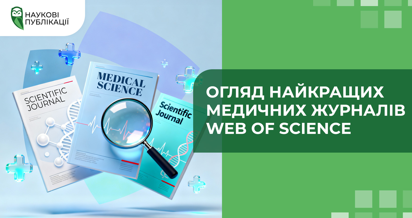 Огляд найкращих медичних журналів Web of Science