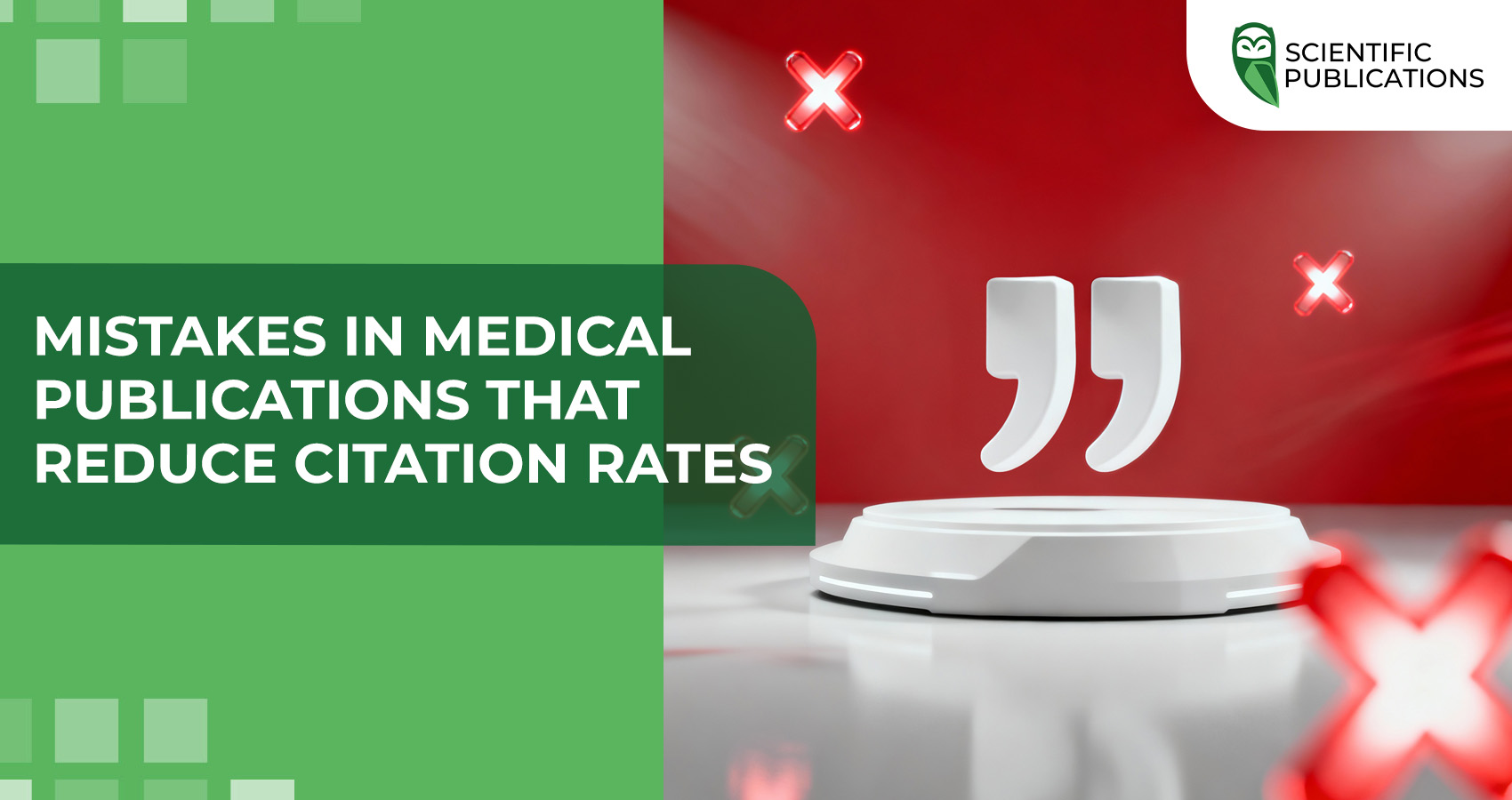 Mistakes in medical publications that reduce citation rates