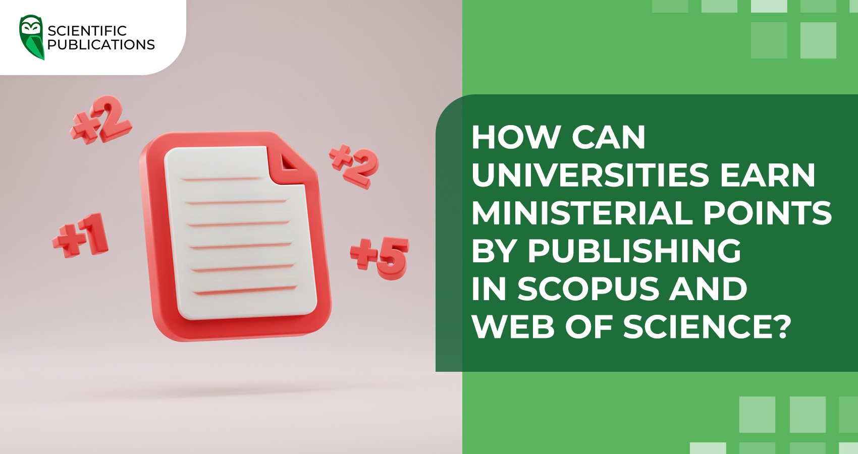How can universities earn ministerial points by publishing in Scopus and Web of Science?