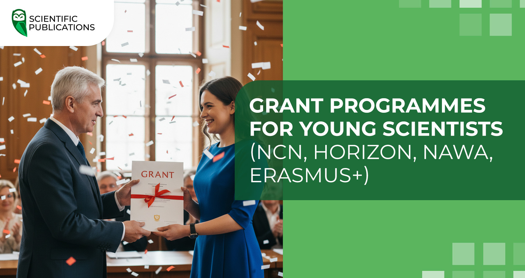 Grant programmes for young scientists (NCN, Horizon, NAWA, Erasmus+)
