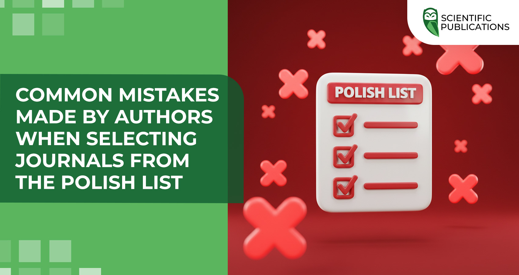 Common mistakes made by authors when selecting journals from the Polish List