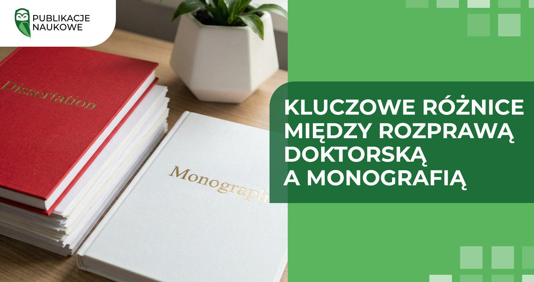 Kluczowe różnice między rozprawą doktorską a monografią