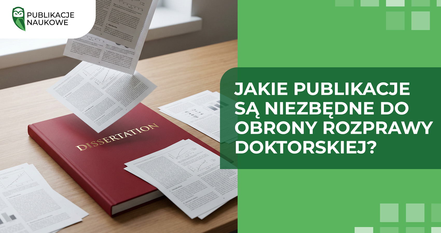Jakie publikacje są niezbędne do obrony pracy doktorskiej?