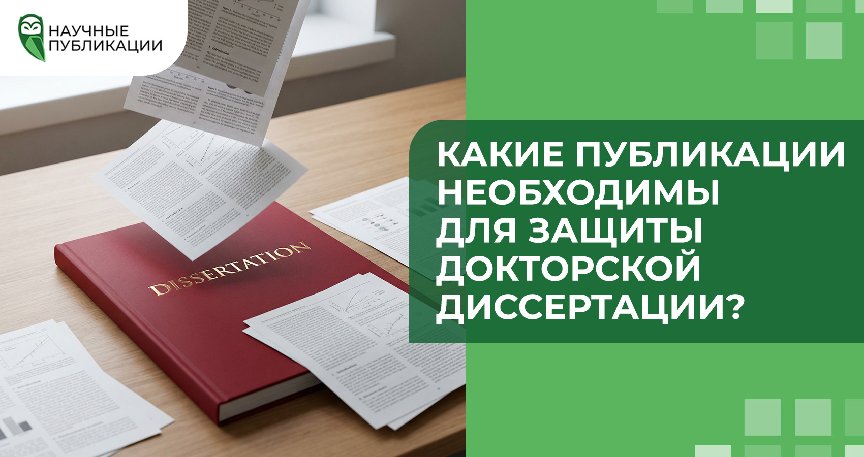 Какие публикации необходимы для защиты докторской диссертации?