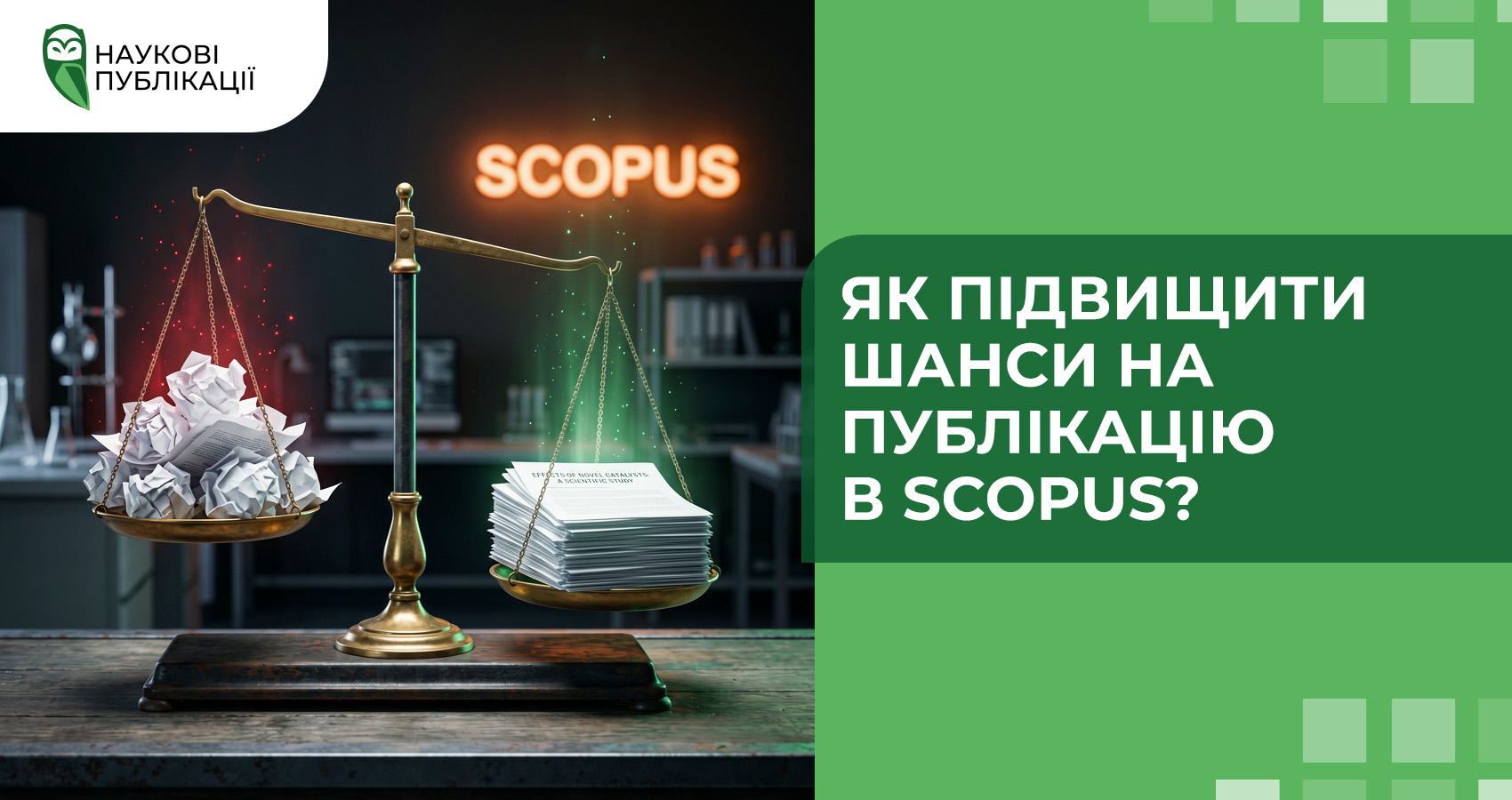 Як підвищити шанси на публікацію в Scopus?