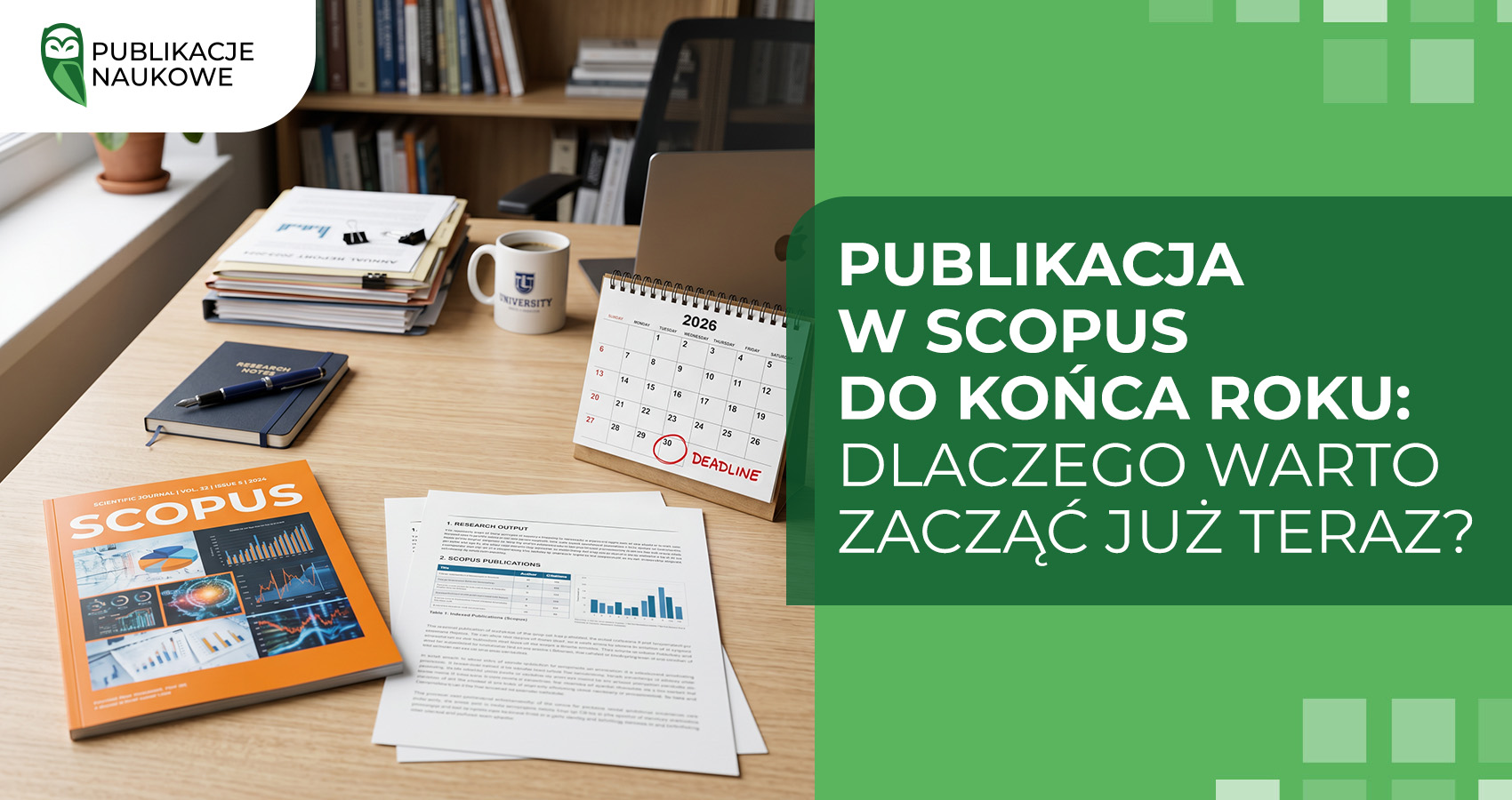 Publikacja w Scopus do końca roku: dlaczego warto zacząć już teraz?