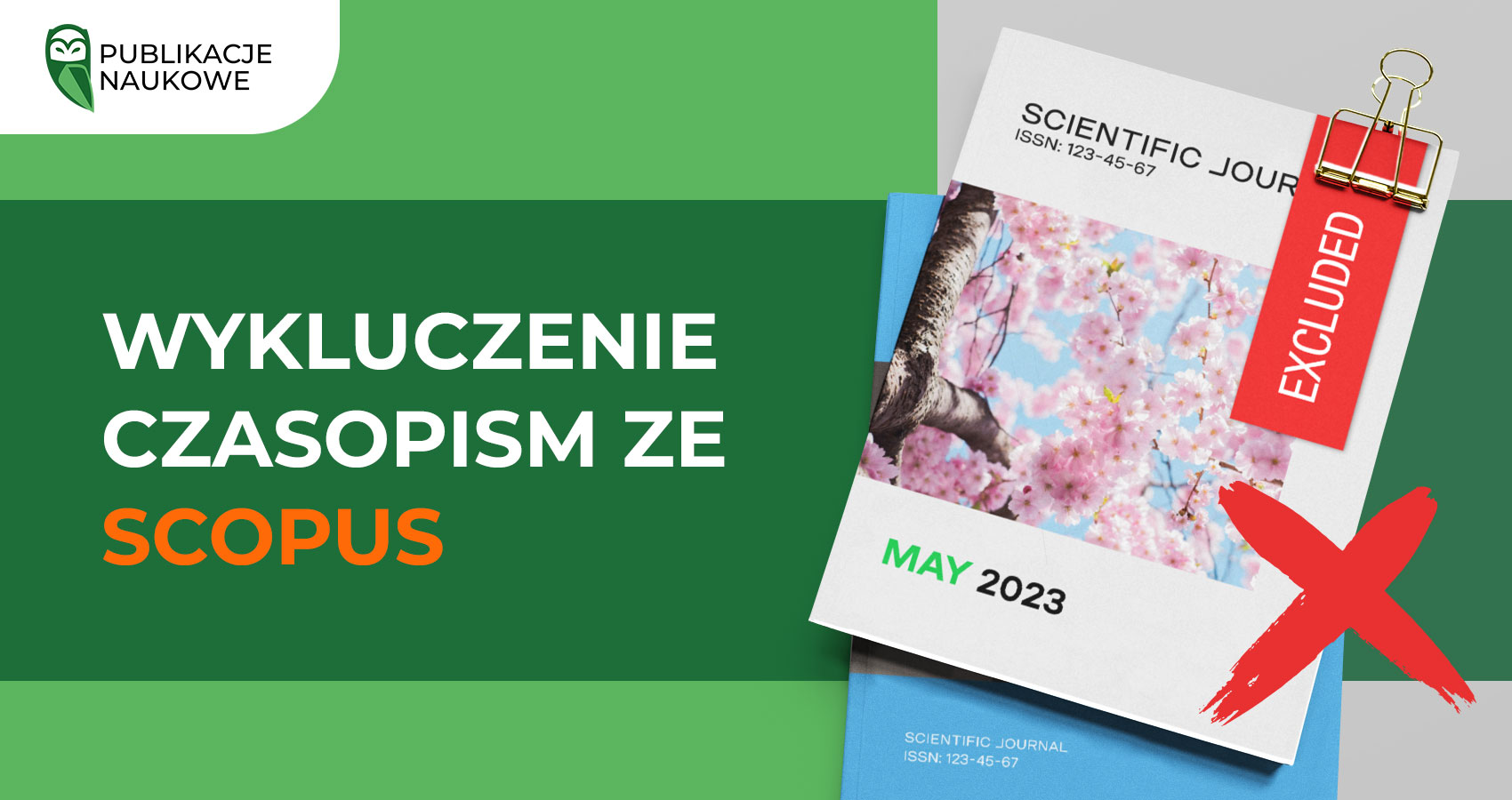Wyłączenie czasopism Scopus (maj 2023)