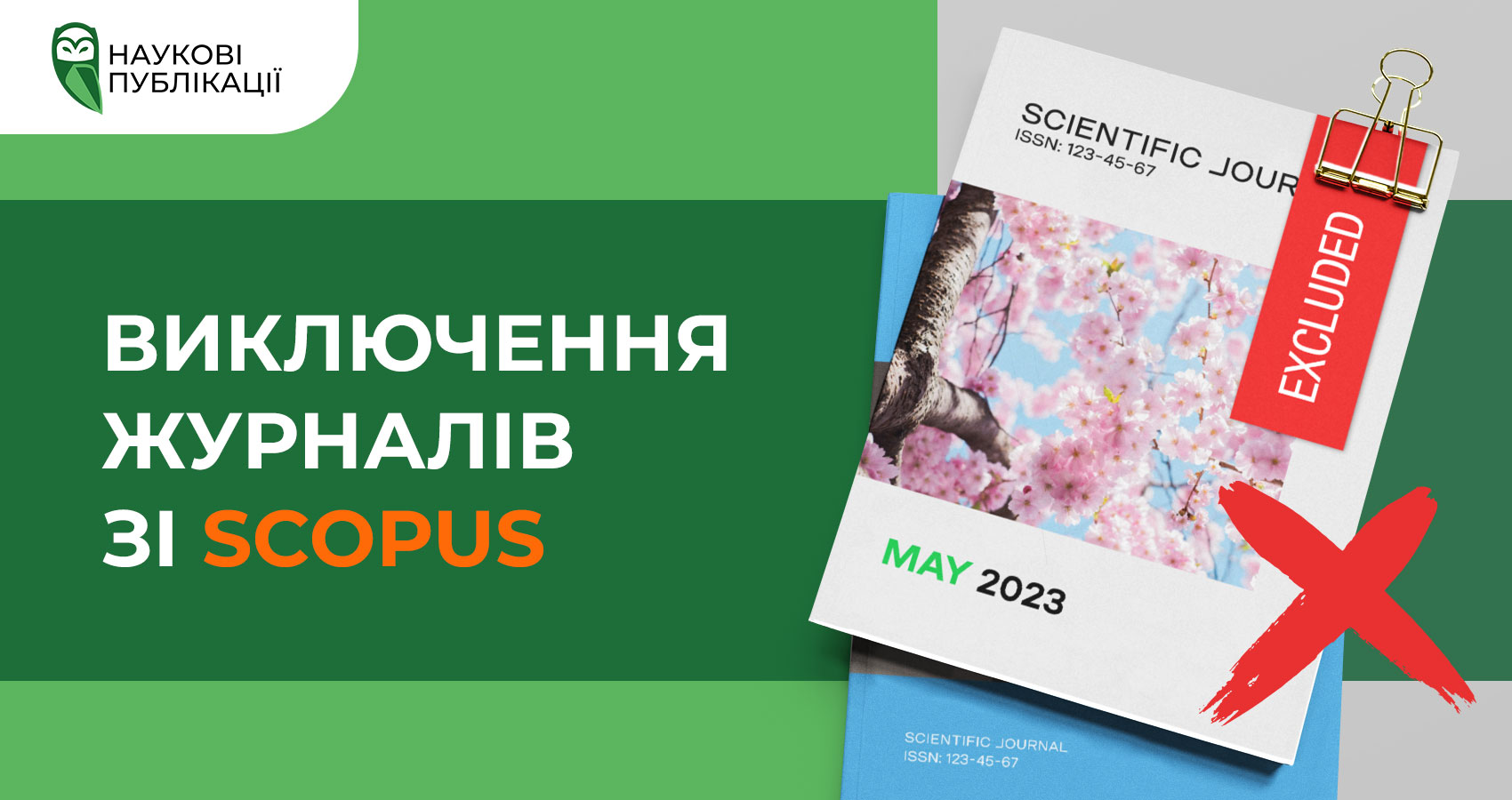 Виключення журналів Scopus (Травень 2023) 