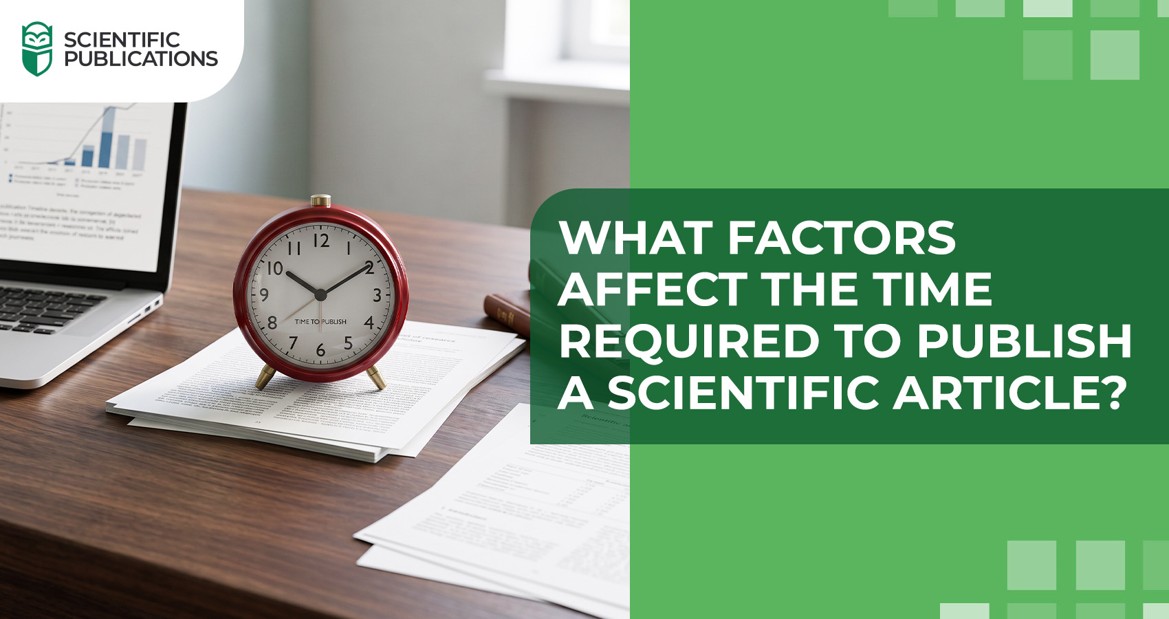 What factors affect the time required to publish a scientific article?