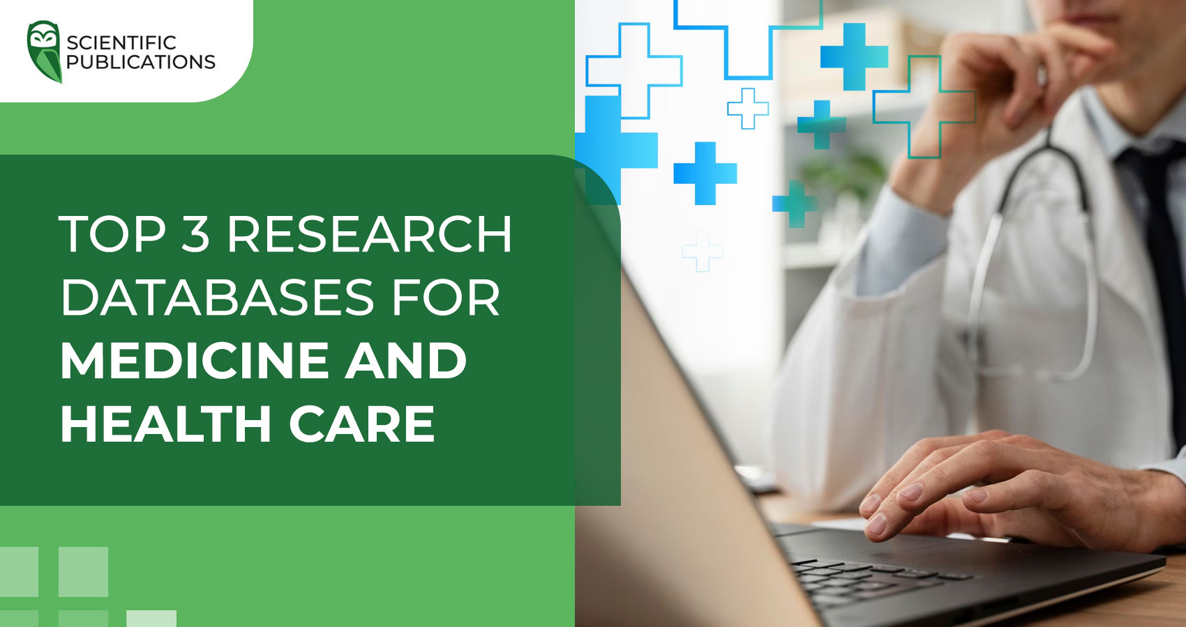 Top 3 research databases for medicine and health care