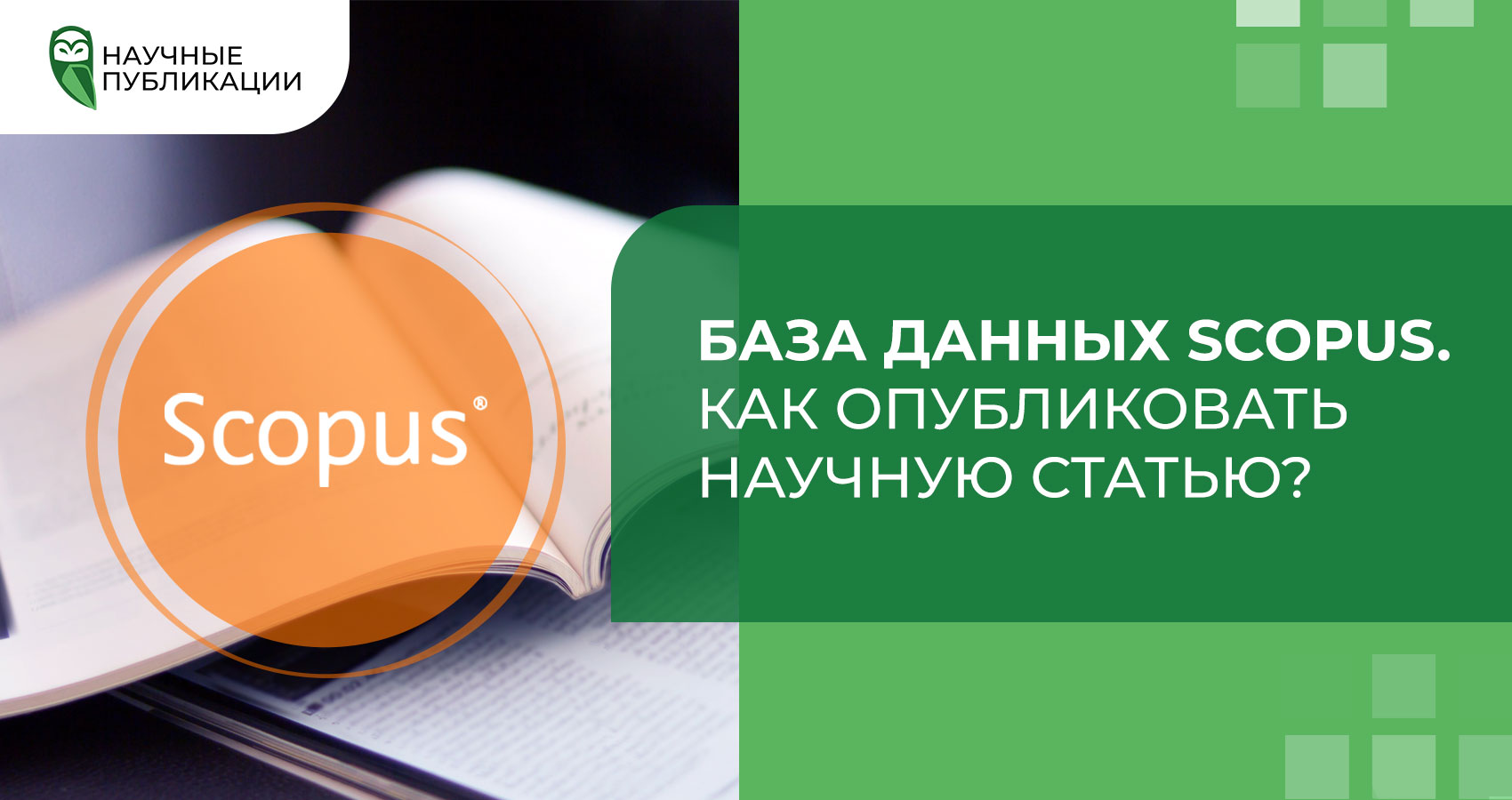 База данных Scopus. Как опубликовать научную статью?