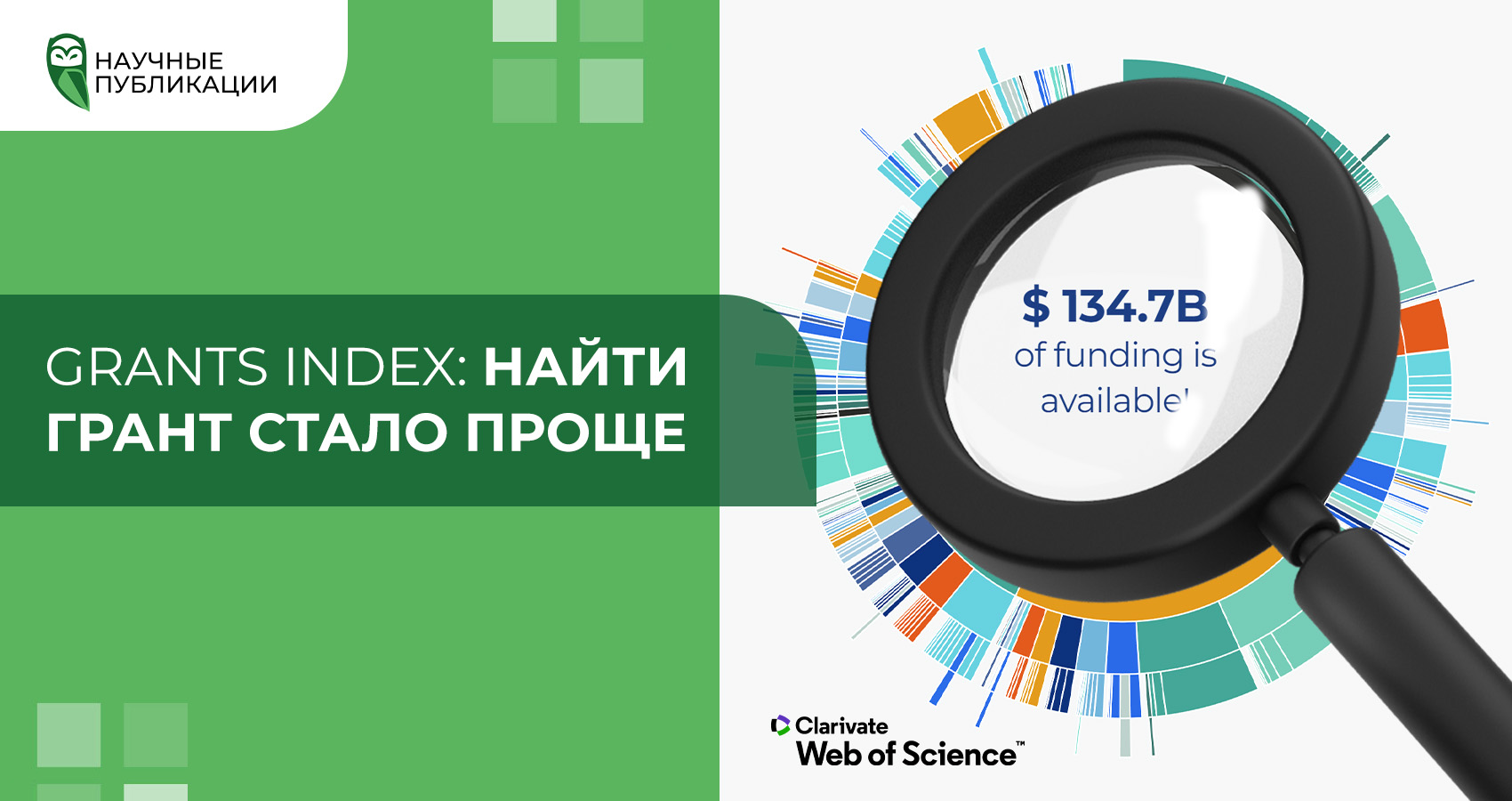 Новый инструмент для исследователей: Grants Index от Web of Science