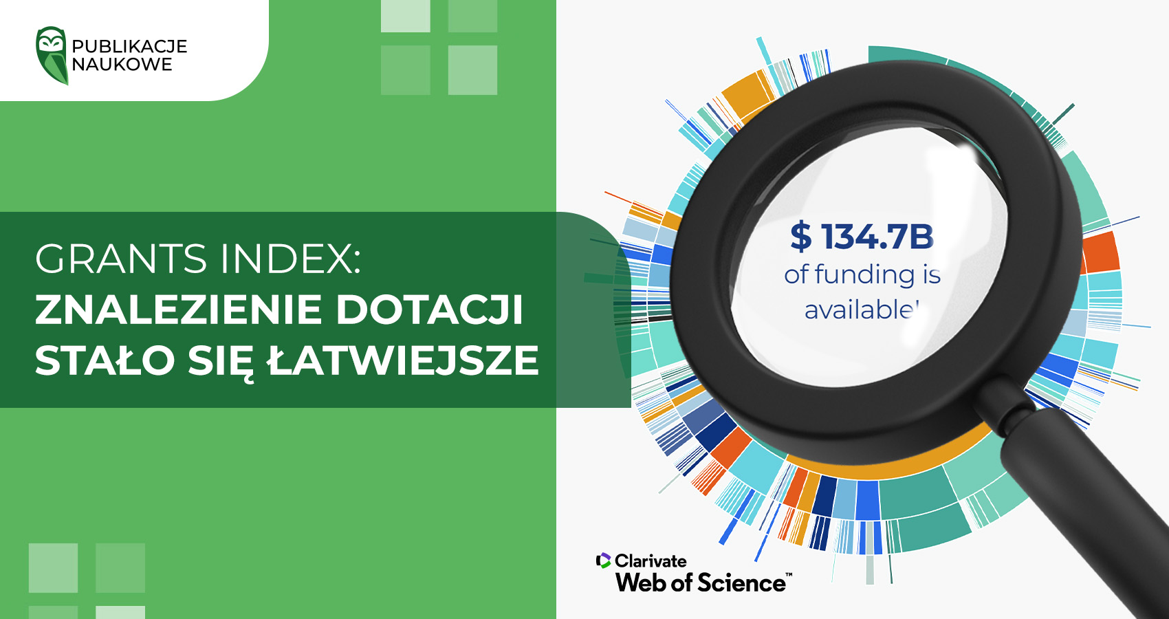 Nowe narzędzie dla naukowców: Grants Index by Web of Science
