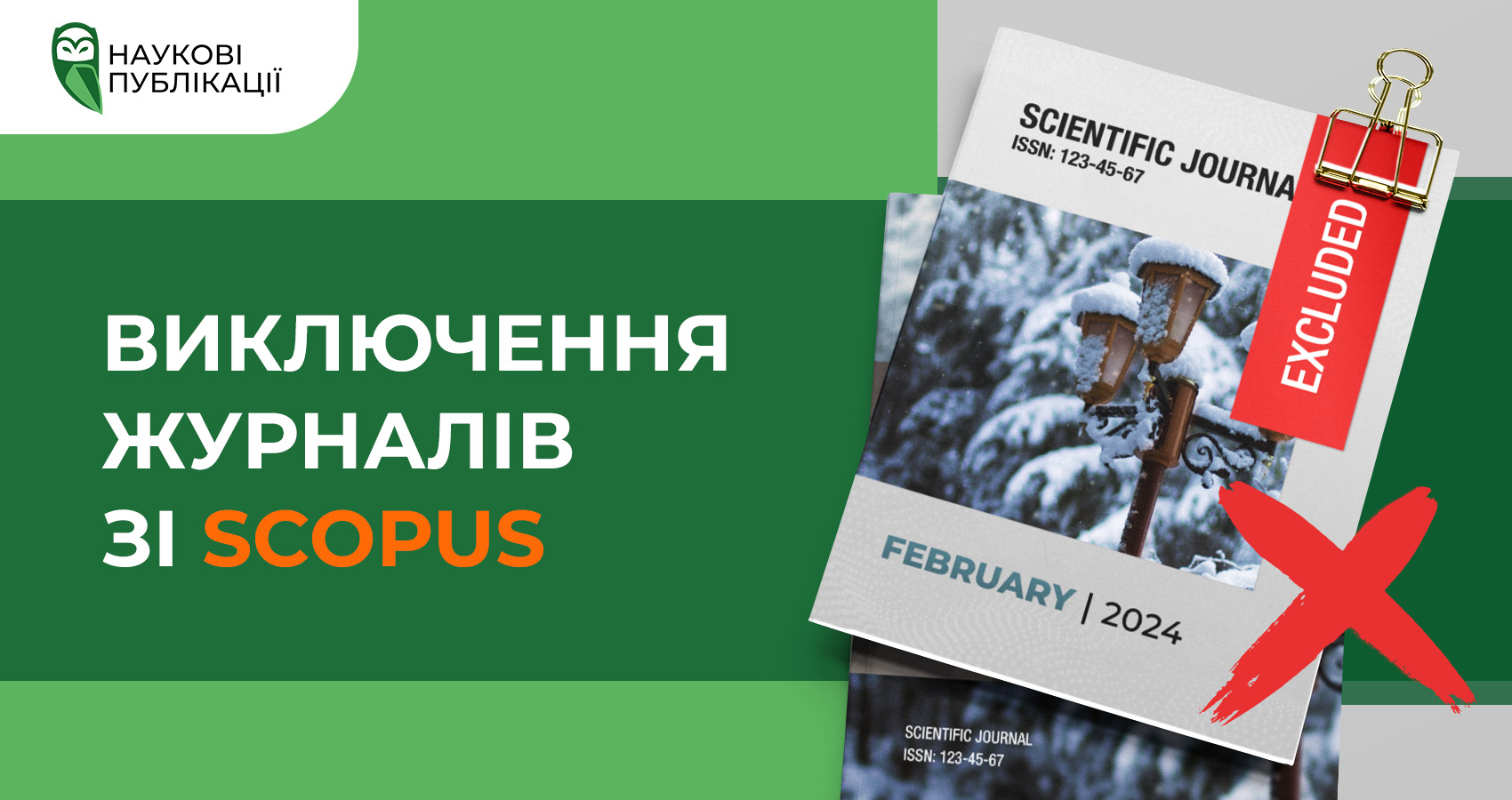 Виключення журналів Scopus за лютий 2024