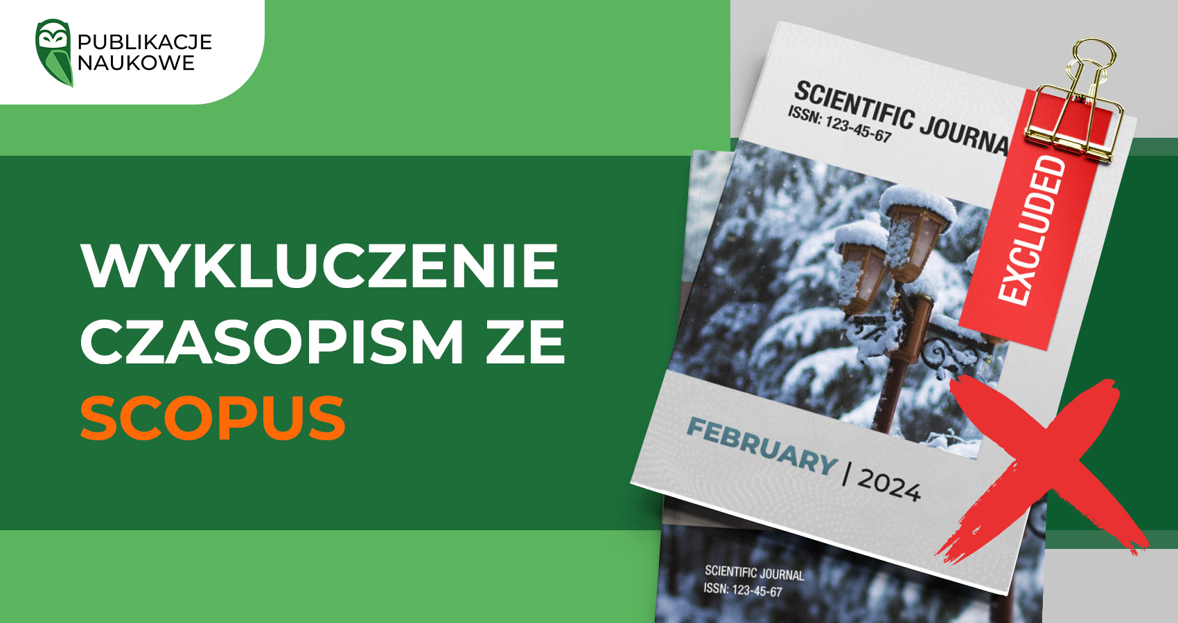 Wykluczenie czasopism z bazy Scopus w lutym 2024 r.