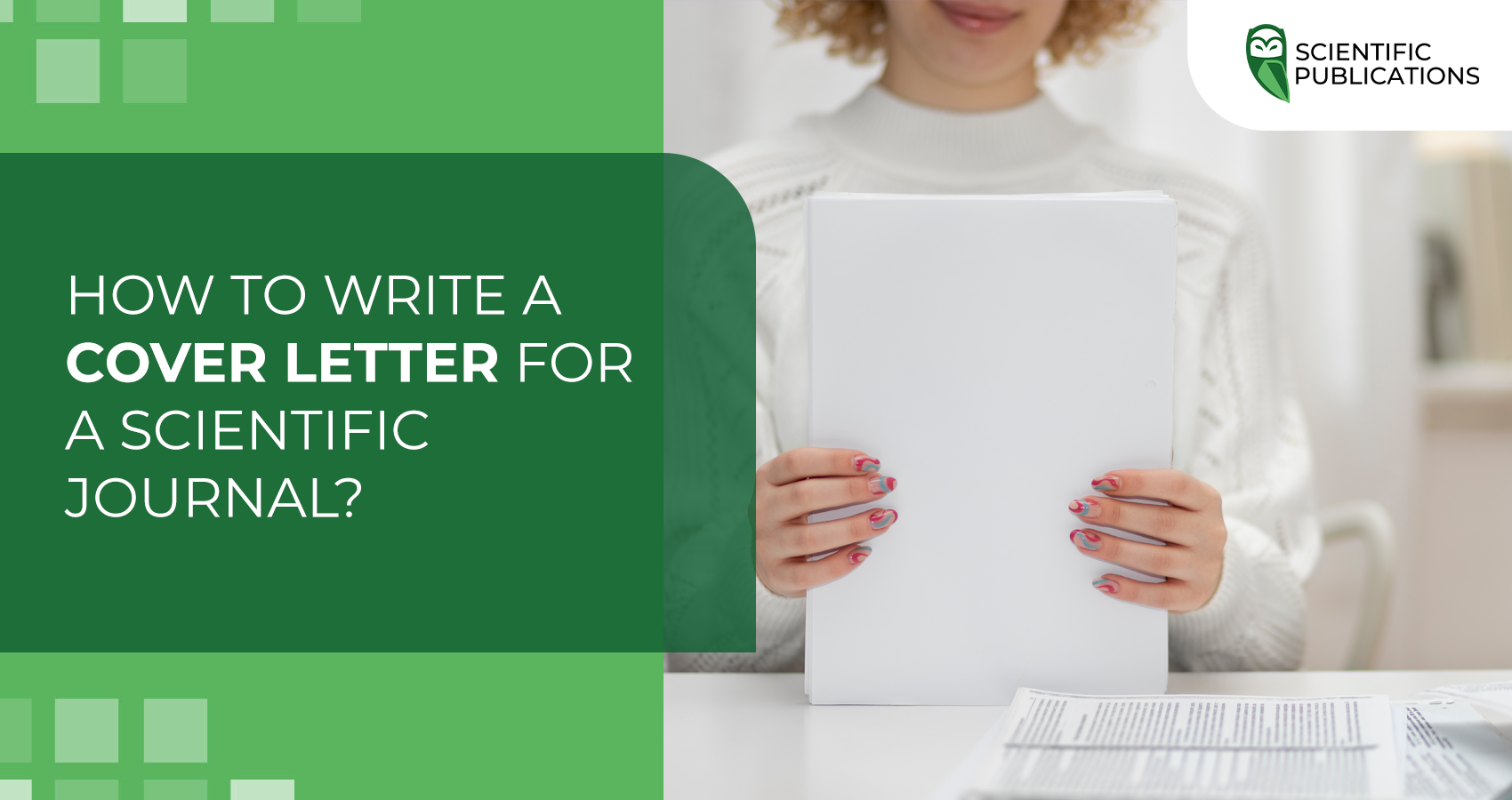 How to write a cover letter for a scientific journal?