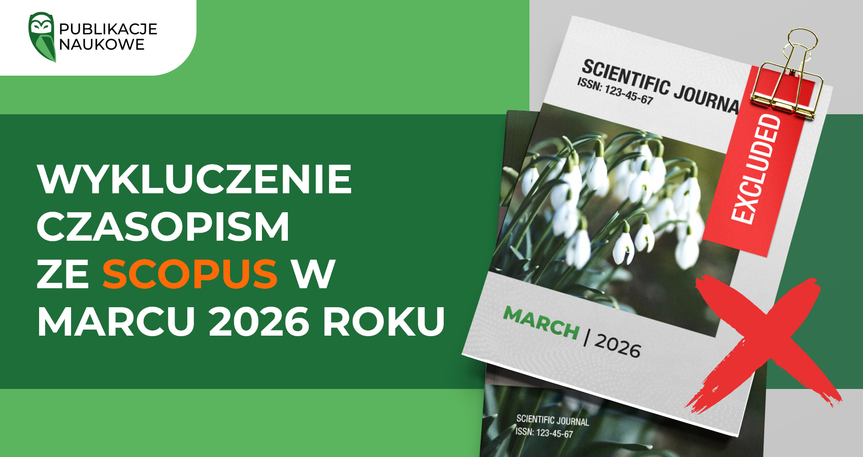 Wykluczenie czasopism ze Scopus w marcu 2026 roku