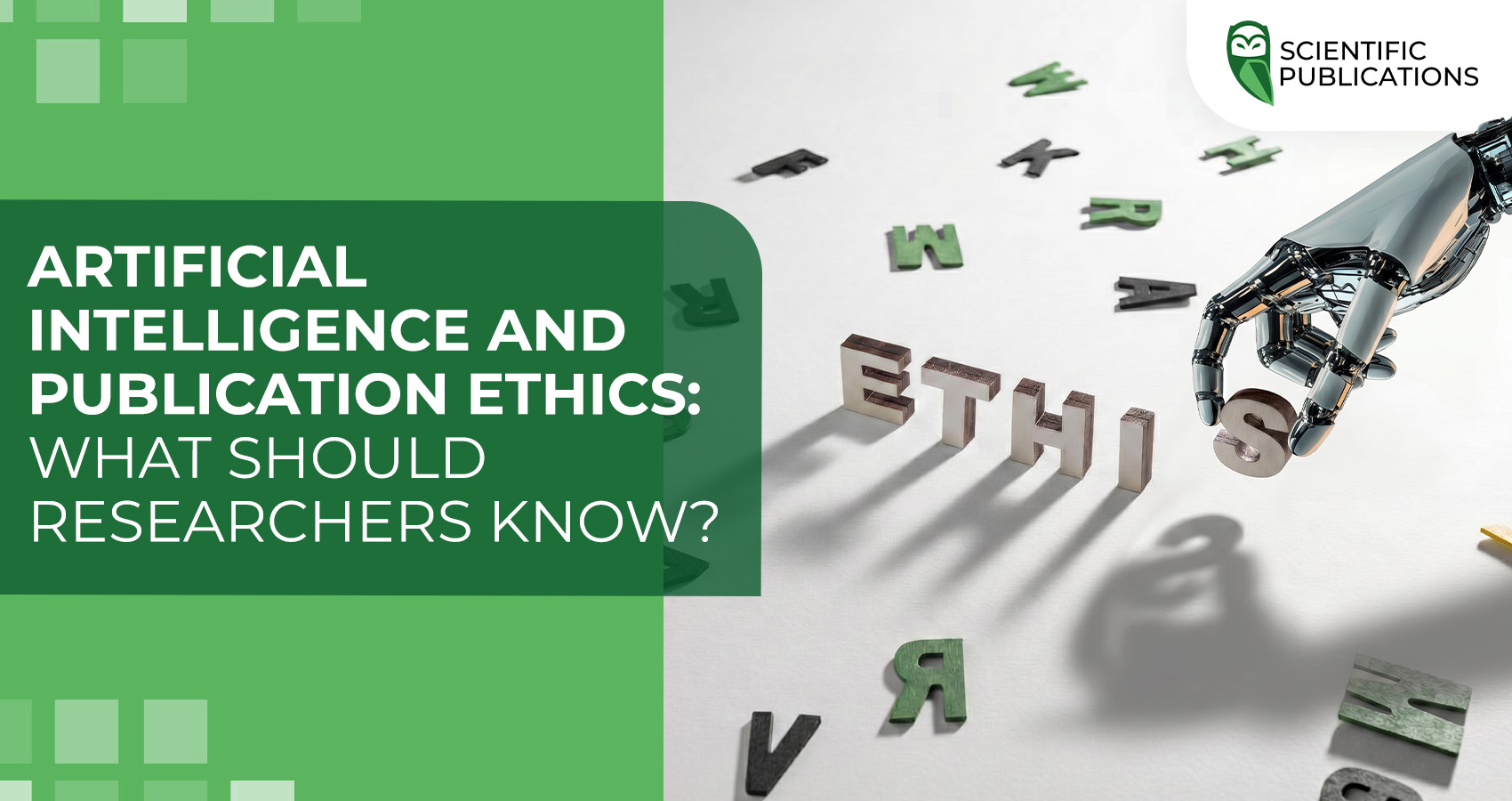 Artificial intelligence and publication ethics: what should researchers know?