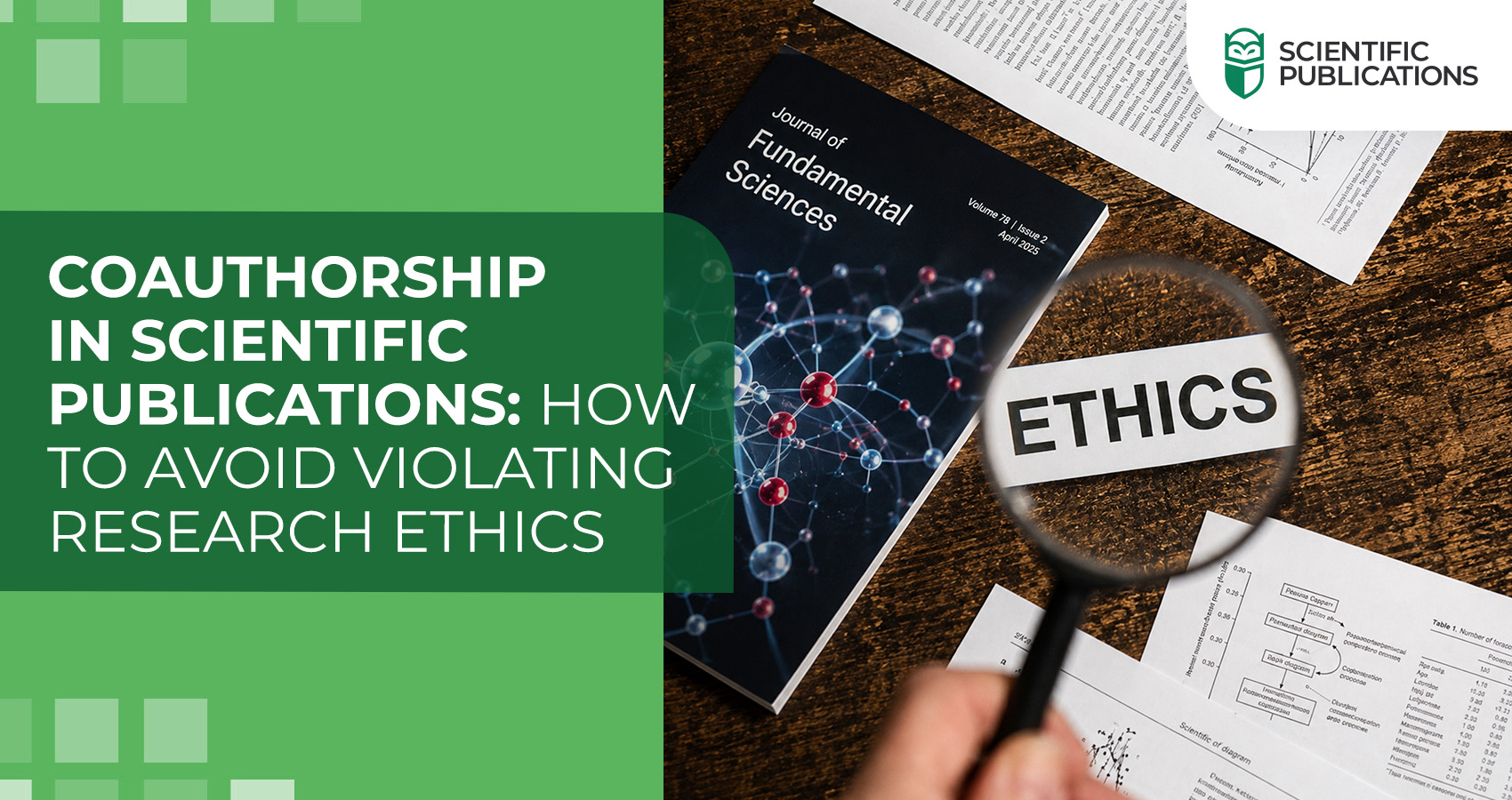 Coauthorship in scientific publications: how to avoid violating research ethics