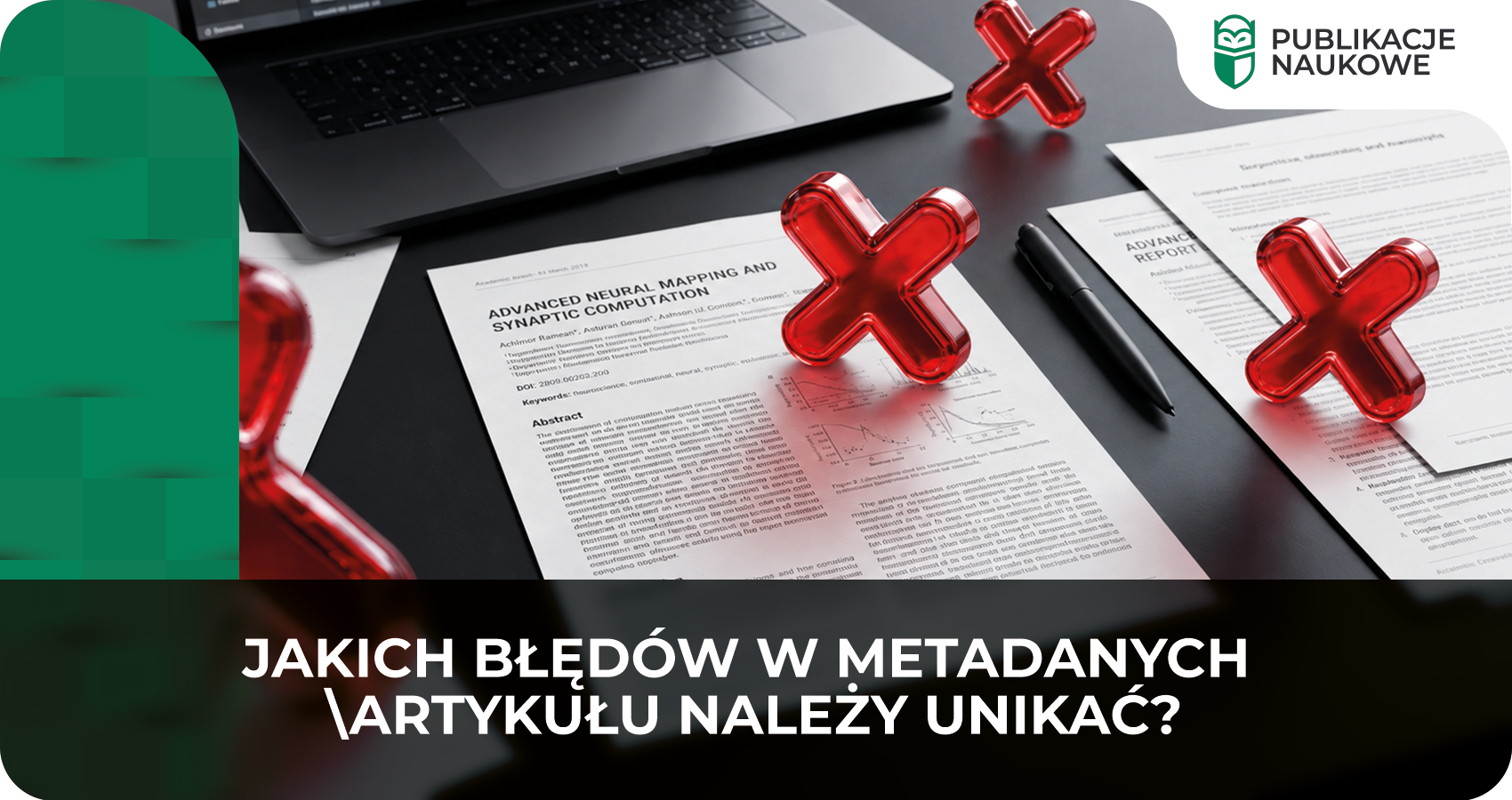 Jakich błędów w metadanych artykułu należy unikać?