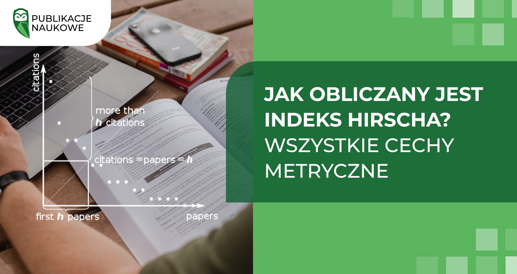 How is Hirsch index (h-index) calculated? All metric features